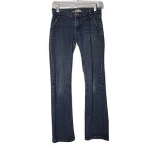 LOLA Distressed Bootcut Denim Jeans Juniors Size 7